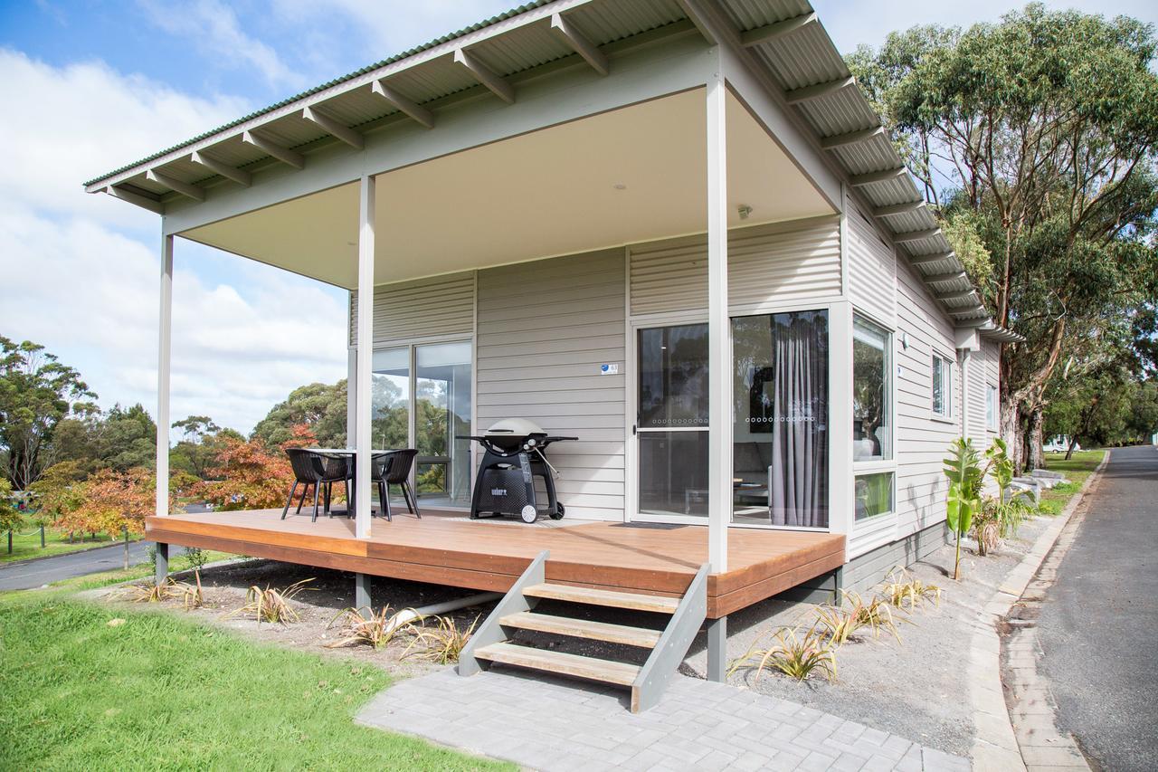 Blue Lake Holiday Park Mount Gambier Bagian luar foto